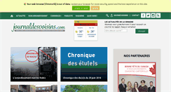 Desktop Screenshot of journaldesvoisins.com